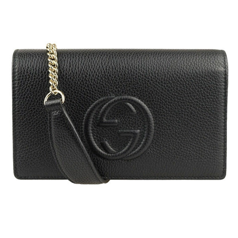 Gucci Bag Shoulder Chain Wallet Purse coin wallet Leather GG Double GG Cash